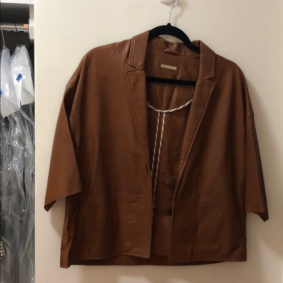 Massimo Dutti sheep leather jacket - Picture 1 of 6